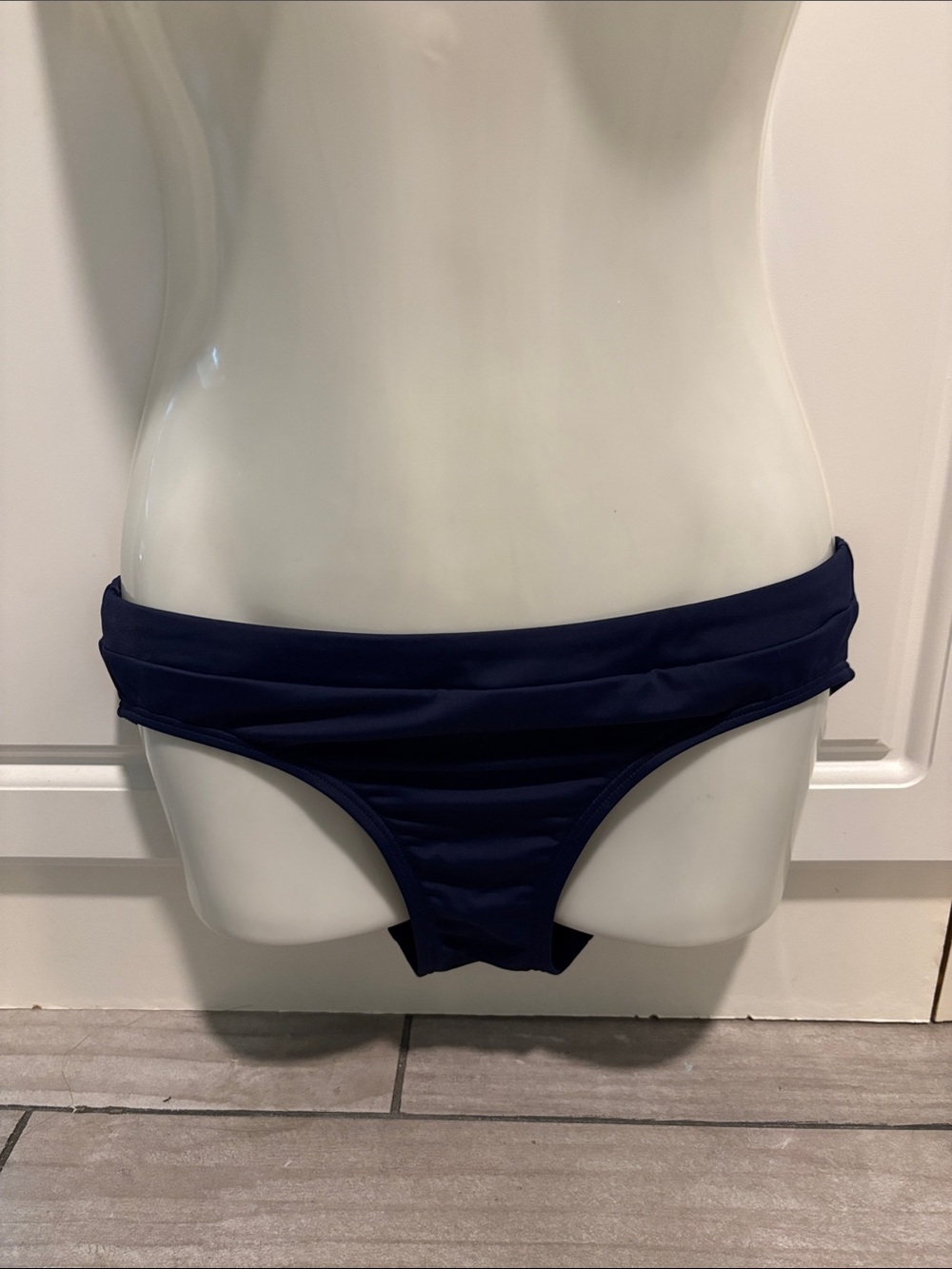 Lands' End Navy Blue Bikini Bottoms
